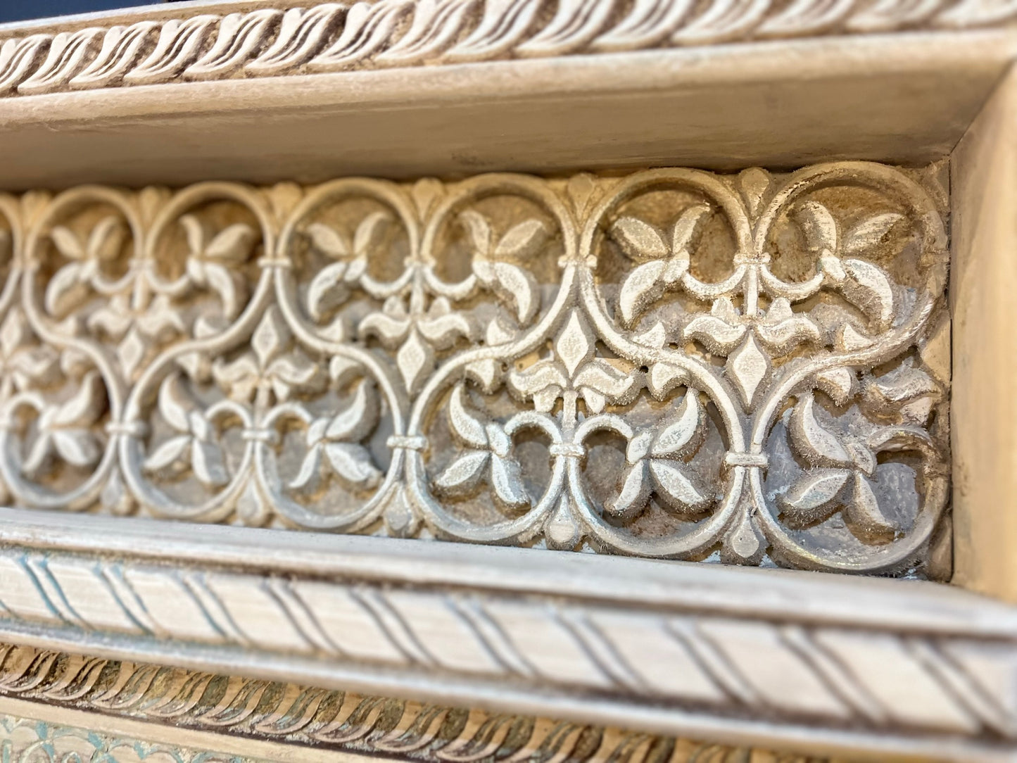 decorative mirror with a luxurious oriental design