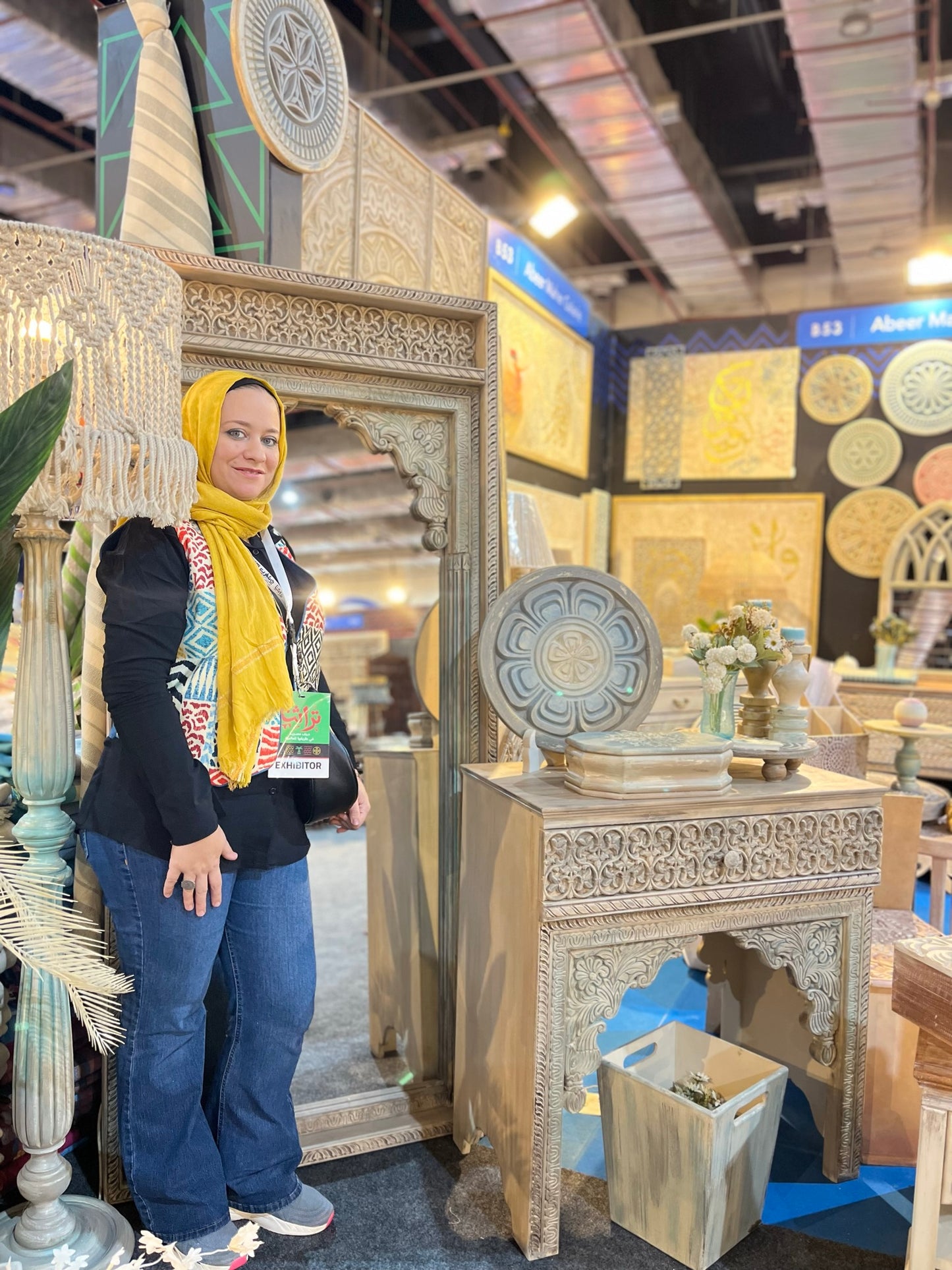 decorative mirror with a luxurious oriental design