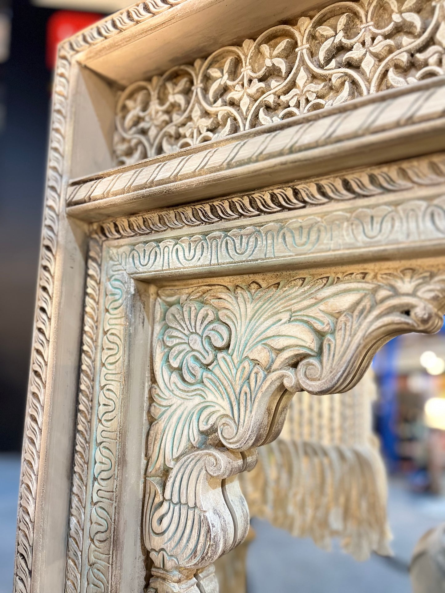 decorative mirror with a luxurious oriental design