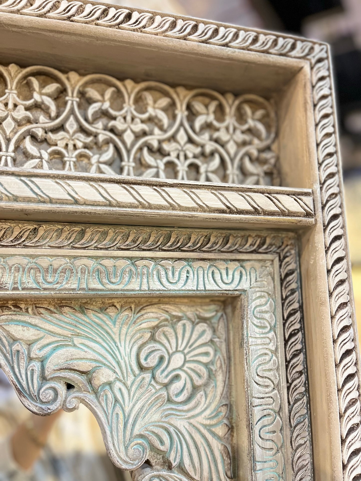 decorative mirror with a luxurious oriental design