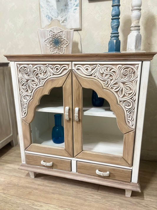 Coffee Corner / Console Unit with Elegant Wood Details